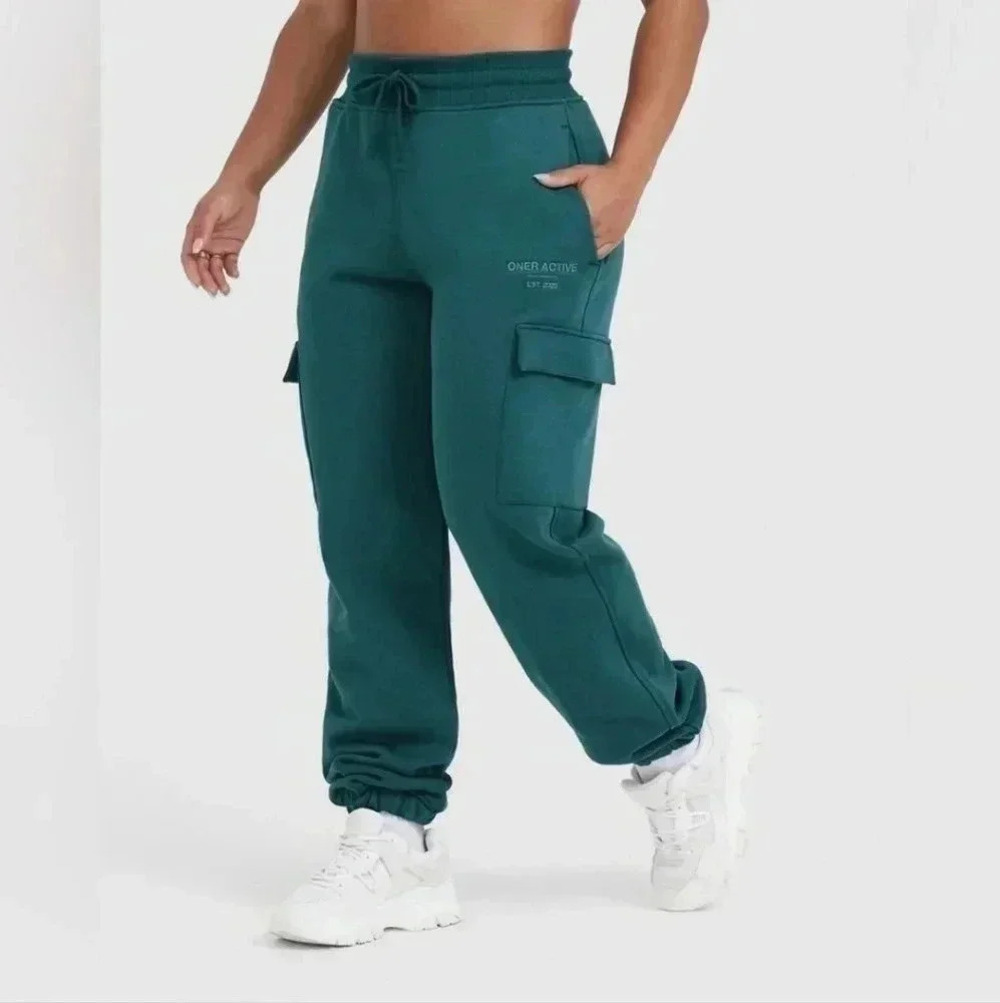 Oner Active ALL DAY CARGO JOGGER in Marine Teal Blue Long Length